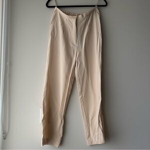 WINTER SILKS Ivory 100% Silk Pants Petite Medium NWT